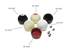 SK-6884 Plain Black Shifter Knob 2-1/4" Diameter - image 1