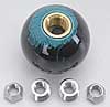 Speed Dawgr Black/Aqua Splash Shift Knob - image 2
