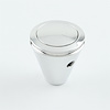 Auto Transmission Shifter Knob For Powerglide Polished Lokar High Tech Knob Plain Button - image 1
