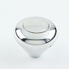 SK-6911 Auto Transmission Shifter Knob, For Lokar Shifters Only, Plain Button, Billet Aluminum, Mushroom, Polished - image 1