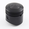 SK-6955 Auto Transmission Shifter Knob, For Lokar Shifters Only, Plain Button, Billet Aluminum, Piston, Black - image 1