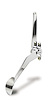SPO-6070 Throttle Pedal Assembly, Chrome Plated Steel, Spoon Style, Splined Lower Arm, Incl. Mounting Bracket, Steel - image 1