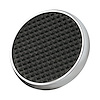 SPO-6071 Round Chrome Steel Brake Pedal, Rubber Insert - image 1