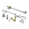 TCB-40DQ1 Billet Aluminum Edelbrock Carb Bracket & Springs Dual 4 Barrel Carburetors - image 1
