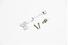 TCB-40HS1 Throttle Cable Bracket, Fits w/Holley Sniper, Brite Billet - image 1