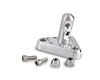 TCB-40TP1 Throttle Cable Bracket, Tuned Port, w/Single Stud, Billet Aluminum, Brushed Finish - image 1