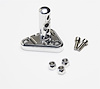 TCB-40TP3P Polished Tuned-Port Billet Aluminum Bracket Triple Stud - image 1