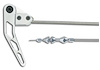 TR-1200HT Trunk-Release Cable Kit Brushed Aluminum Handle Assembly - image 1