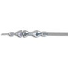 Trunk Release Cable Kit Brushed Finish Handle Assembly - image 3