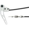 Trunk Release Cable Kit Brushed Finish Handle Assembly - image 1