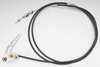 Trunk Release Cable Kit Brushed Finish Handle Assembly - image 4