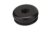 Black Billet Aluminum Threaded Boot Bezel 3/8"-24 Thread - image 1