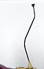 Black Auto Trans Shifter Kit; 32 in. Dbl. Bend Lever; Mushroom Shift Knob; For TH350 Transmission; I - image 1
