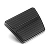 XBAG-023RM Brake Pedal Pad, Black, Short Auto Brake Pedal, Billet Aluminum - image 1