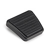 XBAG-024RM Emergency Brake Pedal Pad, Black, E-Brake Pedal, Billet Aluminum - image 1