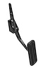 XBAG-6149 Billet Aluminum Competitor Throttle Pedal Assembly Rubber Pad - image 1