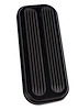 XBAG-6173 Throttle Pedal Pad, Midnight Series Black, w/Rubber Insert, Billet Aluminum - image 1