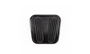 XBAG-6193 Emergency Brake Pedal Pad, Billet Aluminum, Ball Milled, Black Finish - image 1