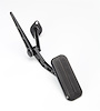 XBAG-6211 Throttle Pedal Assembly, w/Rubber Insert, Billet Aluminum, Black Finish