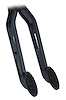 XBCA-9502 Brake And Clutch Pedal Arm, Standard Oval Pad, 90 deg., Bronze Pivot Bushing, Billet Aluminum, Black Finish - image 1