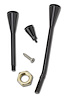 XDUK-2200 3-Piece Seamless Steering Column Dress Up Kit Black Anodized - image 1