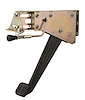 XEFB-9001 Under-the-Dash Foot Operated Emergency Brake Solid Ball-Milled Arm - image 1
