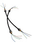XHL-1900 Headlight Braid Kit Black Anodized Finish - image 1