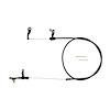 XKD-20C6U Hi-Tech Kickdown Kit, U-Cut-To-Fit, Incl. Black Fittings w/Ferrule/Instructions, Black Housing, Black Finish - image 1