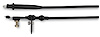 XKD-2200HT GM TH200 Back Stainless Steel Kickdown Cable Kit Black with Aluminum Fittings and Ferrule - image 1