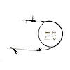 XKD-2AODU Hi-Tech Kickdown Kit, U-Cut-To-Fit, Incl. Black Fittings w/Ferrule/Instructions, Black Housing, Black Finish - image 1