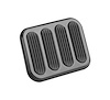 XSG-6017 XL Chromed Steel Brake Pad Midnight Series Black - image 1