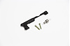 XTCB-40HS1 Throttle and Kickdown Cable Mounting Bracket for Holley Sniper EFI [Black Billet] - image 1