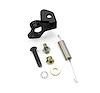 XTCB-40PF4E Throttle Cable And Kickdown Cable Bracket, Fits w/Edelbrock Pro-Flo 4 w/3878 Throttle Body, Black - image 1