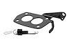 XTRP-4003 Throttle Cable Bracket & Springs Rochester Tri-Power Design - image 1