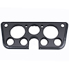 6772-C Gauge Bezel, Carbon Fiber w/Gray Overlay - image 1