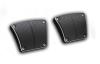 BPM-206-B Brake and Clutch Pedal Pad Set, Billet Aluminum, Brake, Clutch, w/Rubber Insert, Black - image 1