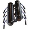 LSC-01-B Coil Cover, 6063-t6 Aluminum, Black Finish, w/Oil Fill Cut Out On Passenger Side, For LS Crate Engines, Except LS9 - image 1
