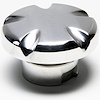 LSO-01-P LS Engine Oil Cap, Grooved, Billet Aluminum, Polished Finish