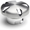 Billet Aluminum Oil Cap for GM LS Engines [Grooved, Brushed] - image 1