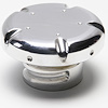 Billet Aluminum Oil Cap for GM LS Engines [Dished, Polished] - image 1