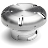 LSO-02 LS Engine Oil Cap, Dished, Billet Aluminum, Brushed Finish - image 1