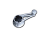 PT-204-EG Vent Window Crank Handle, Gray Truss Style, Early GM Pre 1949, Sold As Pair