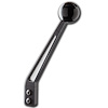 SH-203-10 Shifter Lever, Manual, 10 in., Hurst, Tremec, TKO-500, TKO-600, T-56, w/2 Bolt Flange, Black w/Mesh Insert - image 1