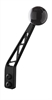 SH-205-10 Shifter Lever, Manual, 10 in., Hurst, Tremec, TKO-500, TKO-600, T-56, Black Anodized, Truss Shifter - image 1
