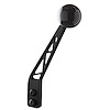 SH-205-8 Shifter Lever, Manual, 8 in., Hurst, Tremec, TKO-500, TKO-600, T-56, Black Anodized, Truss Shifter - image 1