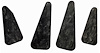 Hood Insulation Pads Fits Select 1971-1972 Buick Models - image 1