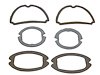 1957 CHEVROLET LENS GASKET SET INCLUDES C110 C111 AND C112 - image 1