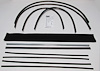 1955-57 NOMAD WINDOW WEATHERSTRIP KIT - image 1
