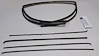 1955-57 SEDAN DELIVERY W/O VENT WINDOW DELUXE WINDOW WEATHERSTRIP KIT - image 1