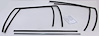 1955-57 4 DOOR SEDAN UPPER CHANNELS AND DIVISION BARS - image 1